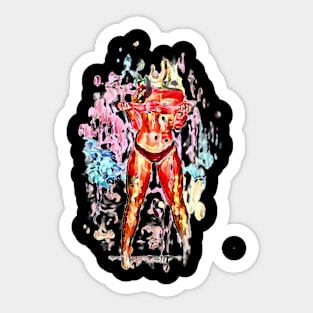 Strong Babe Sticker